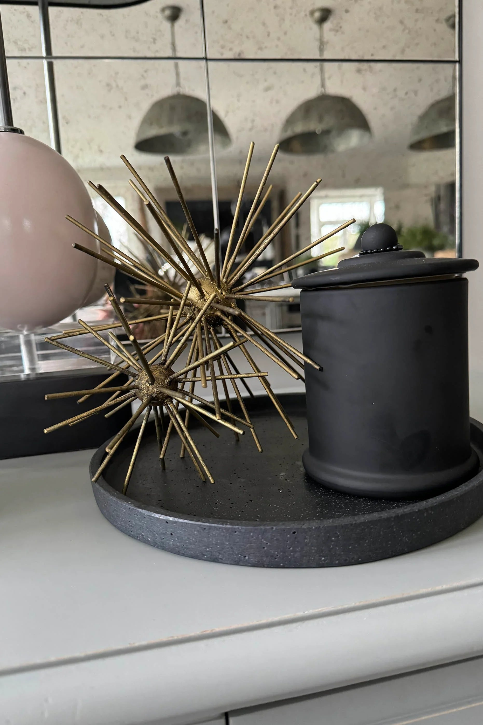 Antique Gold Spiky Sculptures RTfact Flowers 
