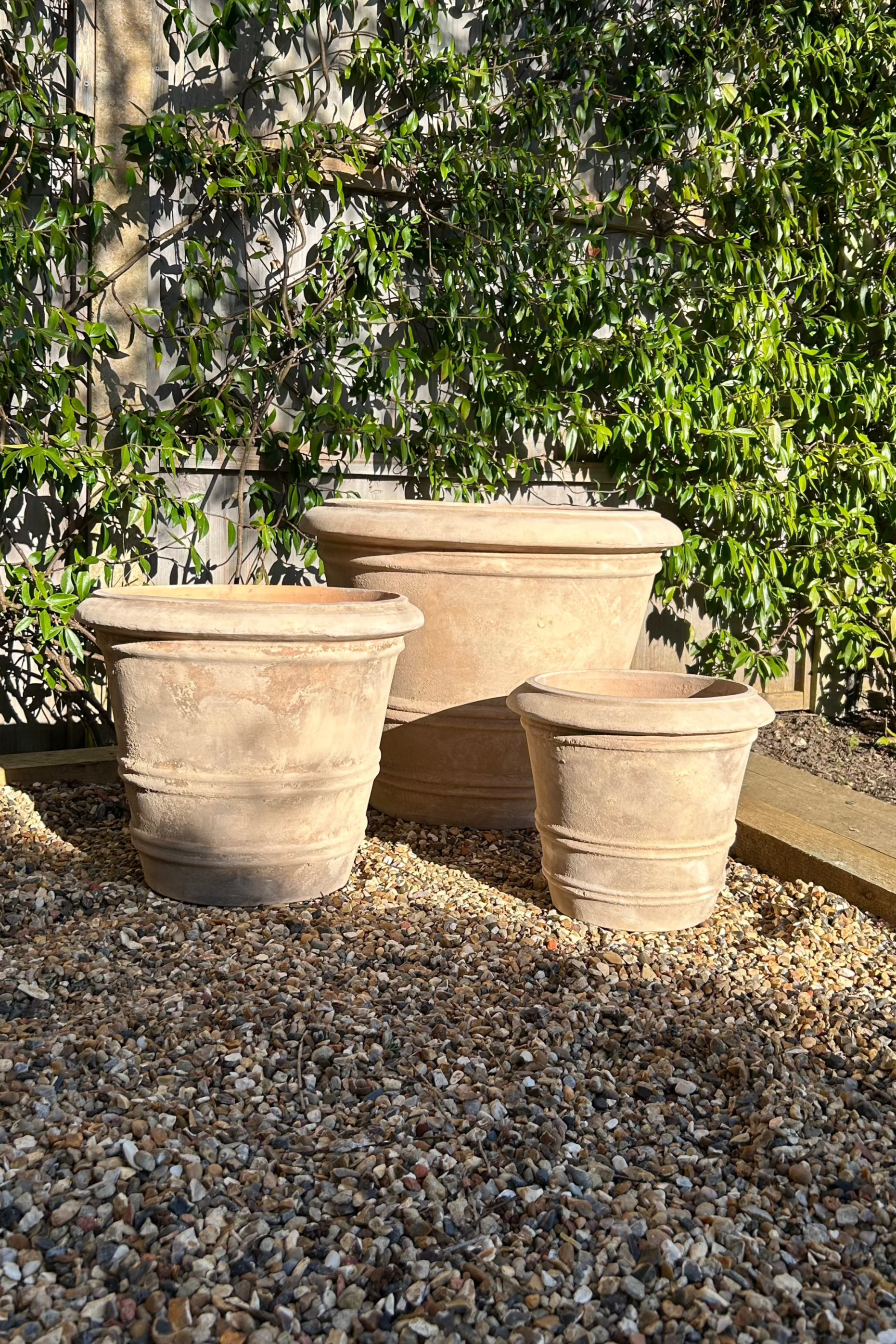 Bell Shaped Terracotta Pot RTfact Flowers 