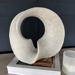 Abstract 'Wave' Ornament - Cream RTfact Flowers 