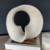 Abstract 'Wave' Ornament - Cream RTfact Flowers 