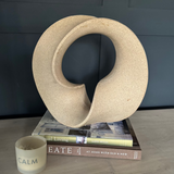 Abstract 'Wave' Ornament - Taupe RTfact Flowers 