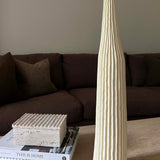Cream Ridged Vase Rtfact