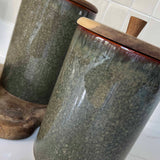 Turquoise Ceramic Jar