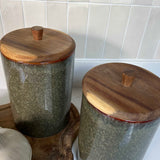 Turquoise Ceramic Jar