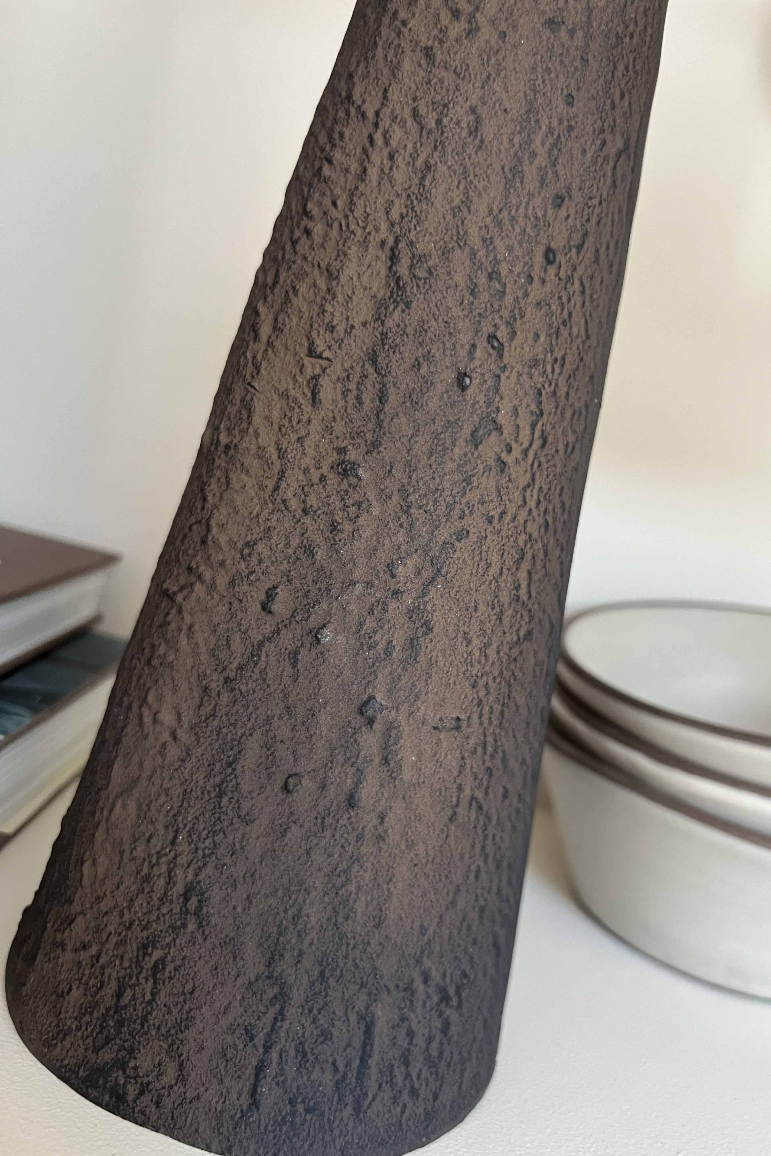 Metal Candle Holder (Dark Brown) RTfact Flowers 