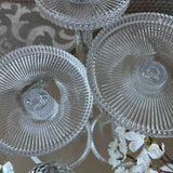 Ribbed Glass Candle Holders (Set of Three) RTfact Flowers 