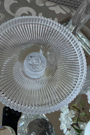 Ribbed Glass Candle Holders (Set of Three) RTfact Flowers 