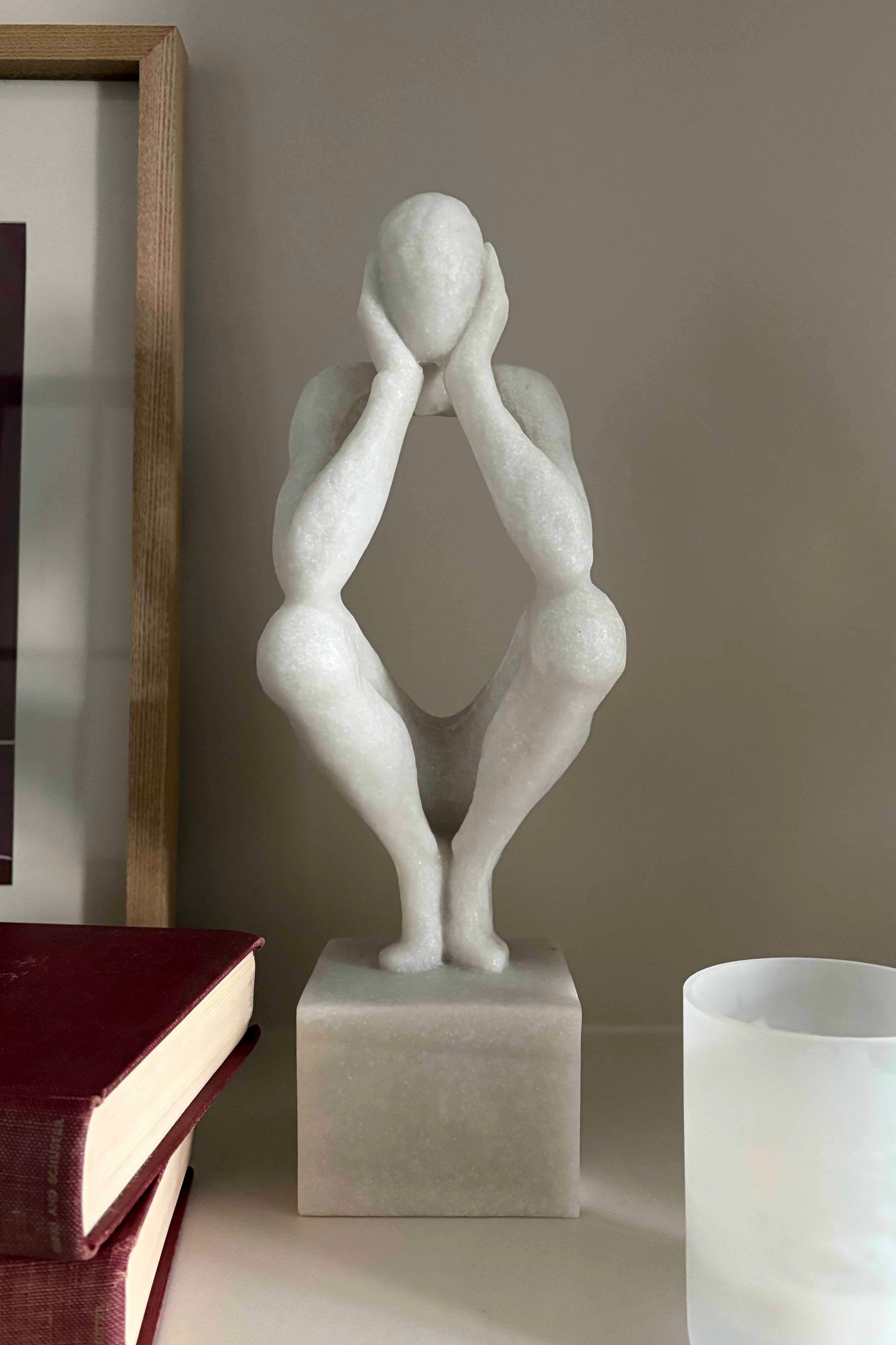 Crouching Person Ornament RTfact Flowers 