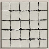 Artwork earth tones OAF-005 100x100cm RTfact Flowers 