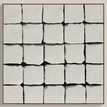 Artwork earth tones OAF-005 100x100cm RTfact Flowers 