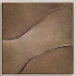 Artwork earth tones OAF-014 120x120cm RTfact Flowers 