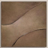 Artwork earth tones OAF-014 120x120cm RTfact Flowers 