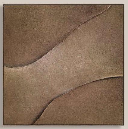 Artwork earth tones OAF-014 120x120cm RTfact Flowers 