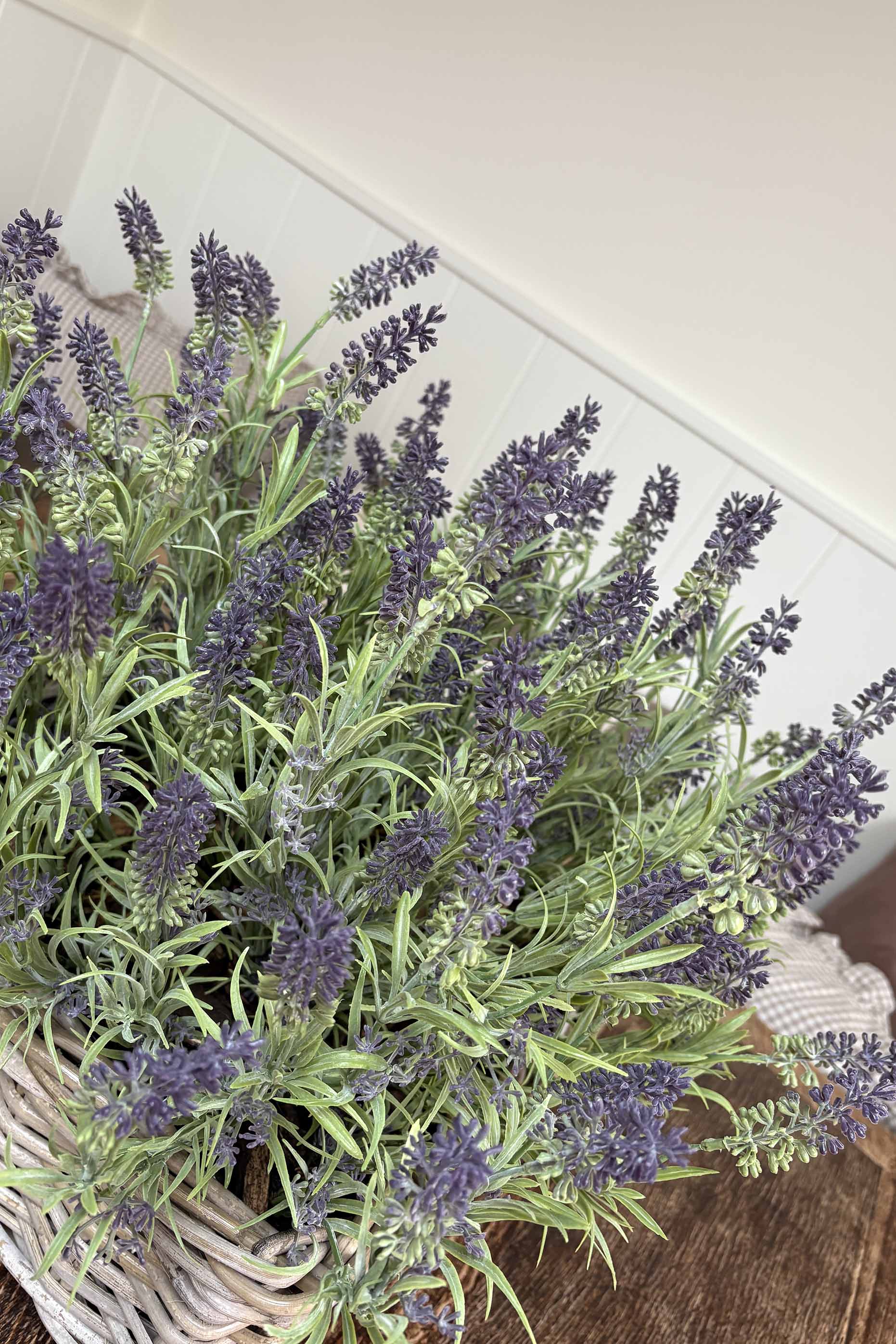 Lavender in a Square Basket RTfact Flowers 