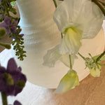 Ranunculus, Sweetpea, Queen Anne's Lace and Lavender in a Stone Vase RTfact Flowers 