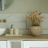 Daisies in a Terracotta Bowl RTfact Flowers 