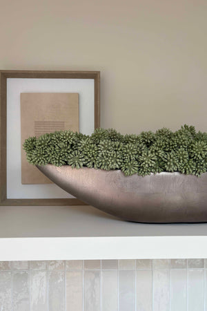 Angelica in a Bronze Lacquered Boat RTfact Flowers 