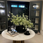 Queen Anne's Lace in a Frosted Glass Vase RTfact Flowers 
