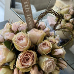 Roses in a Textured Stone Pot RTfact Flowers 
