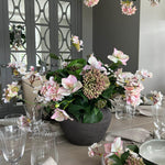 Blossom,Hydrangea, Sedum and Ivy in a Stone Vase RTfact Flowers 