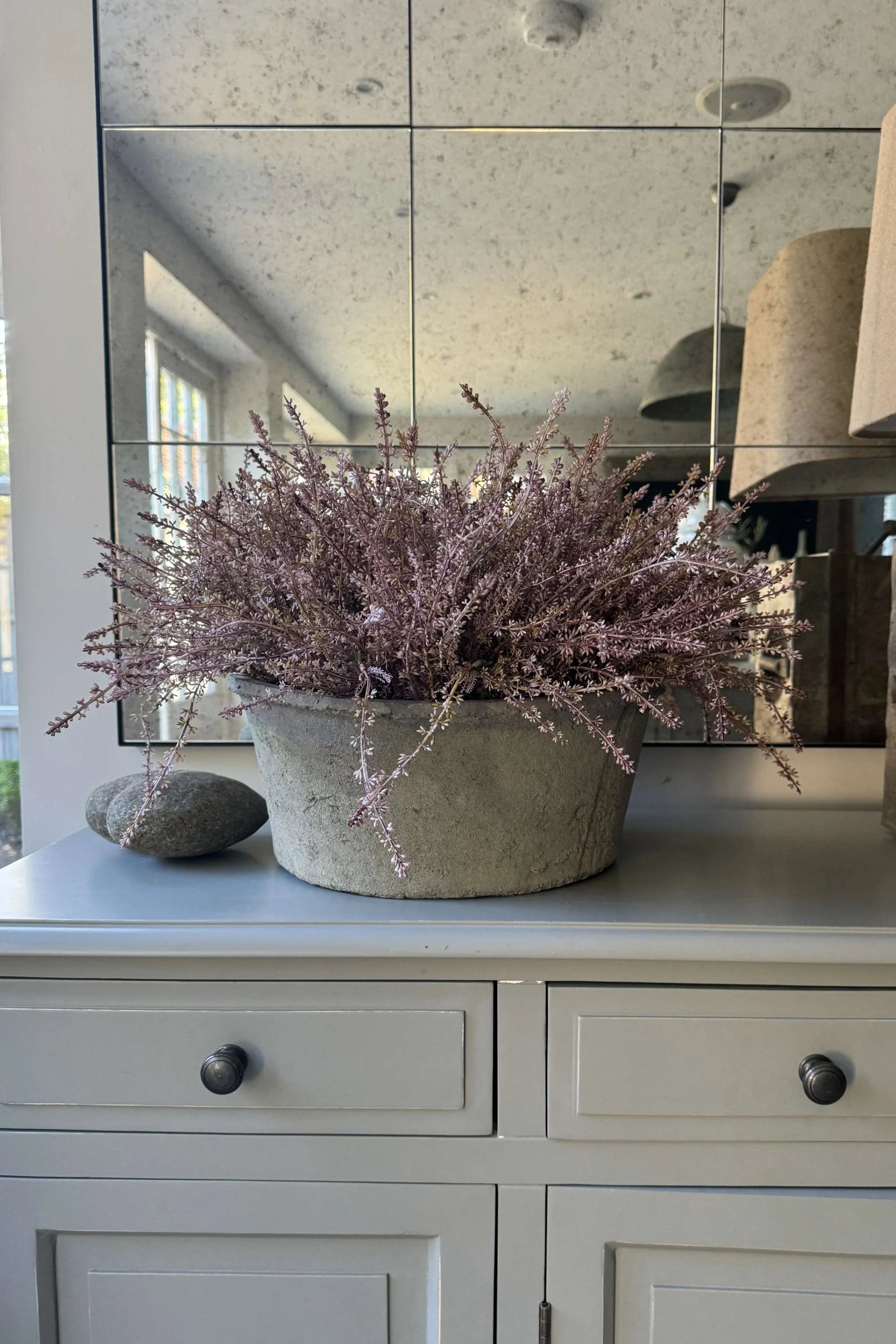 Heather in a Clay Pot RTfact Flowers 
