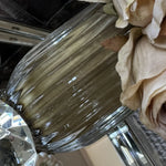 Roses in a Ribbed Glass Vase (Champagne) RTfact Flowers 