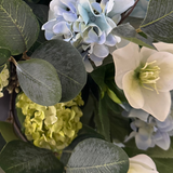 Hellebore, Hydrangea and Viburnum in a Charcoal Vase RTfact Flowers 