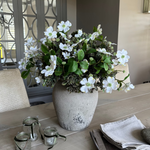 Dogwood and Berry Spray in a Stone Vase RTfact Flowers 
