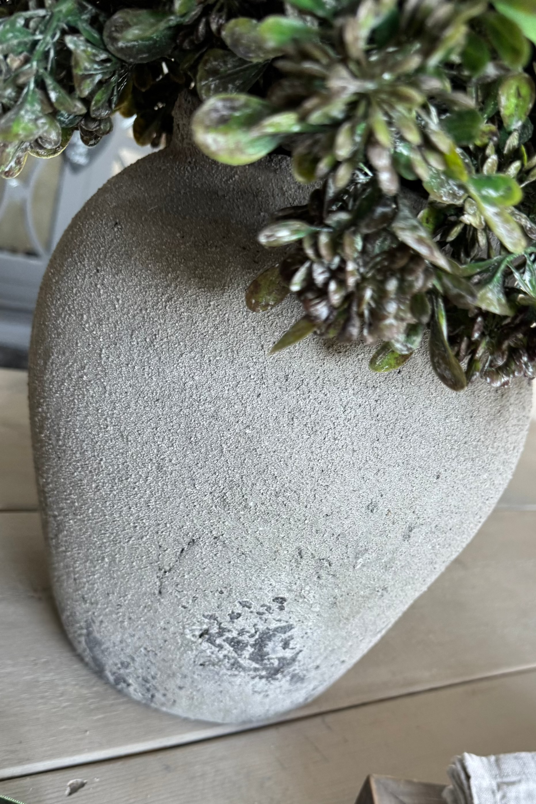 Dogwood and Berry Spray in a Stone Vase RTfact Flowers 