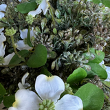 Dogwood and Berry Spray in a Stone Vase RTfact Flowers 