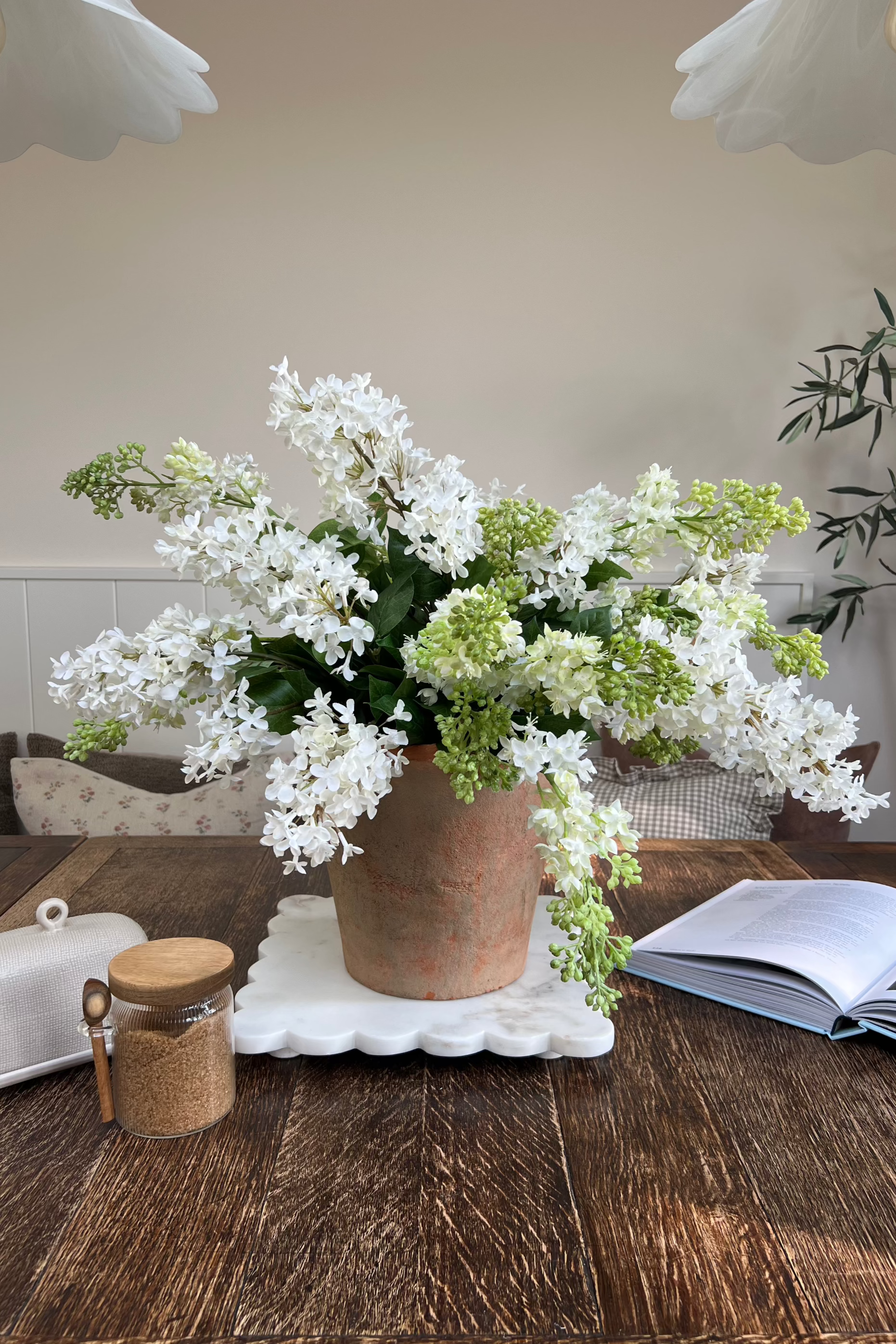 Lilac in a Terracotta Pot RTfact Flowers 