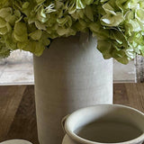 Hydrangea and Guelder Rose in a Matt Stone Vase