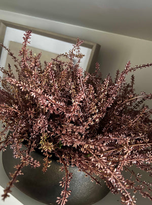 Heather in a Bronze Bowl (Rustic Pink)