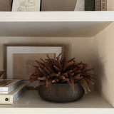 Heather in a Bronze Bowl (Rustic Pink) RTfact Flowers 