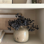 Blueberries in a Glazed Textured Cream Vase Rtfact Flowers 