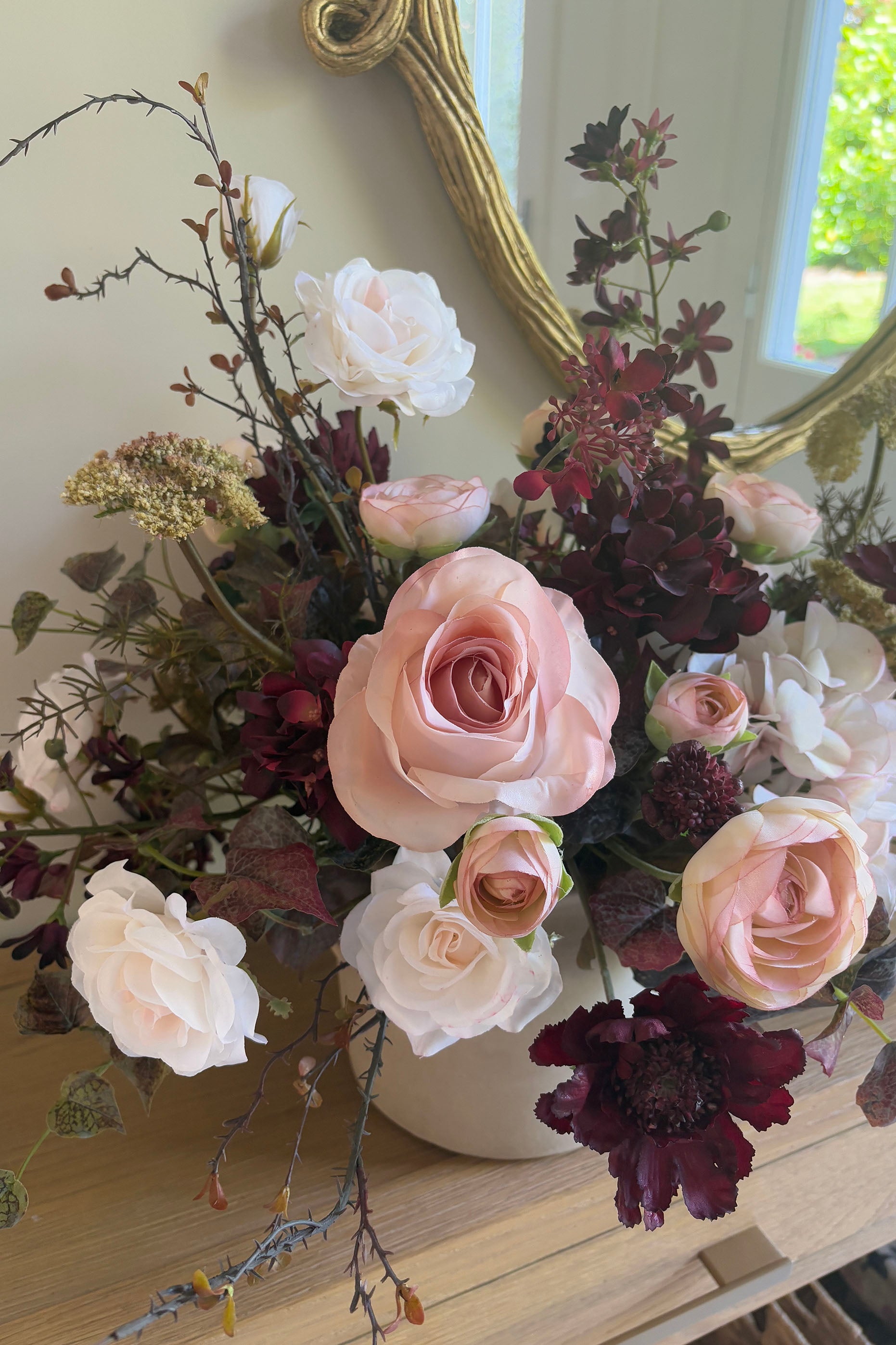 Ranunculus, Hydrangea and Roses RTfact Flowers 
