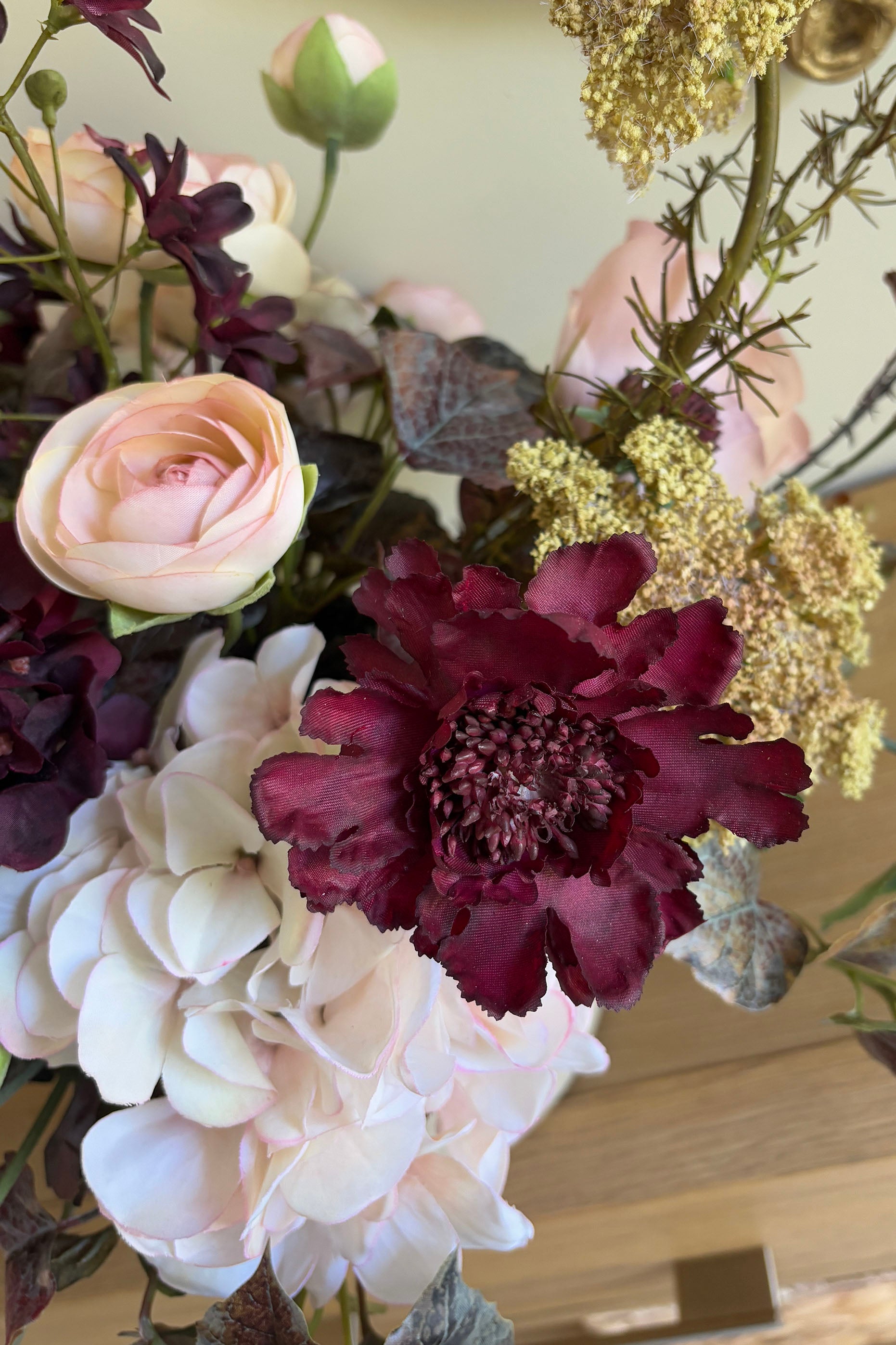 Ranunculus, Hydrangea and Roses RTfact Flowers 
