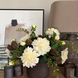 Dahlias in a Rustic Brown pot RTFact Flowers 
