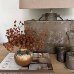Gypsophilia in a Bronze Grey Vase RTfact Flowers 