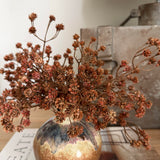 Gypsophilia in a Bronze Grey Vase RTfact Flowers 