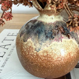 Gypsophilia in a Bronze Grey Vase RTfact Flowers 