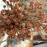 Gypsophilia in a Bronze Grey Vase RTfact Flowers 
