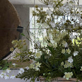 Bell Flower, Astrantia , Queen Anne's Lace and Fern in a Basket