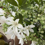 Bucida Flower and Zephranthes in a Terracotta Pot