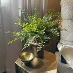 Maidenhair Fern in a Amber Bronze Glass Vase RTfact Flowers 