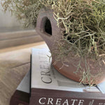 Spanish Moss in a Terracotta Bowl RTfact Flowers 