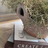 Spanish Moss in a Terracotta Bowl RTfact Flowers 