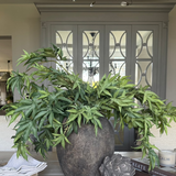 Maple Leaf in a Rustic Sandstone Pot RTfact Flowers 