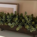 Mini Spiky Succulents in a Hand Painted Bronze Boat RTfact Flowers 