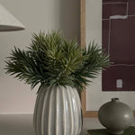 Spiky Succulents in a Glazed Pale Stone Vase RTfact Flowers 